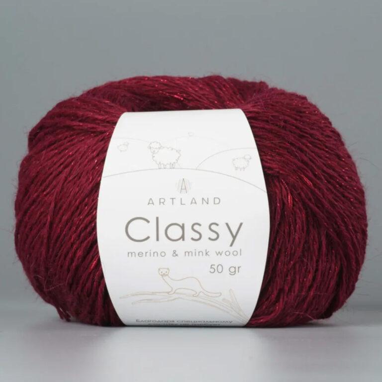 Пряжа для вязания ARTLAND CLASSY (№43) Винный