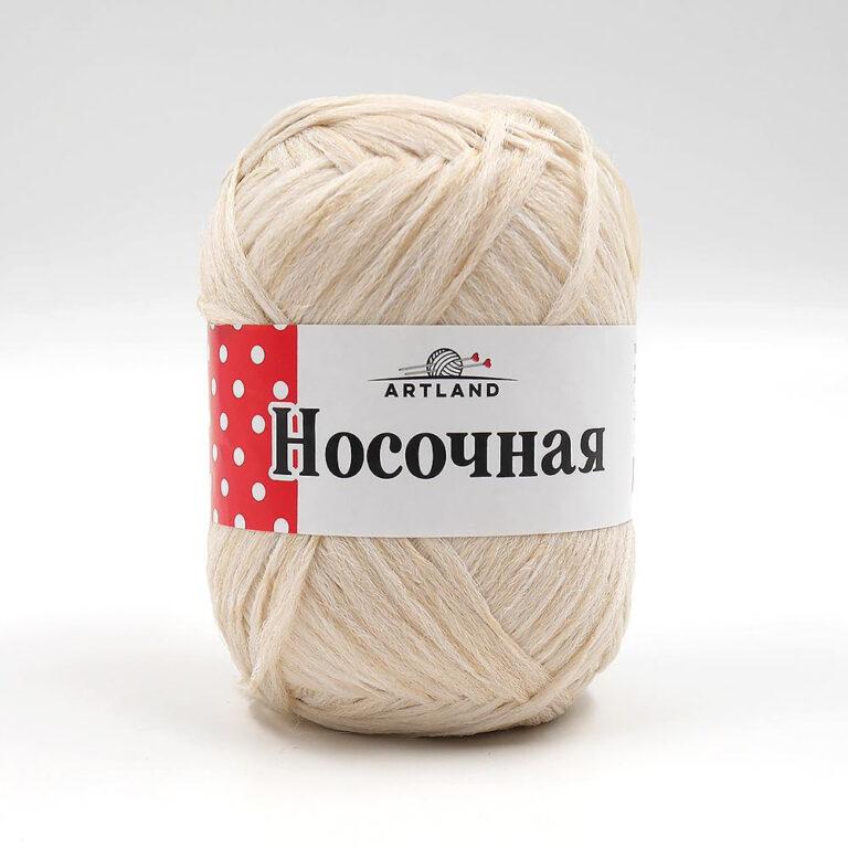Пряжа для вязания ARTLAND НОСОЧНАЯ ДОБАВКА (№03) Молочный