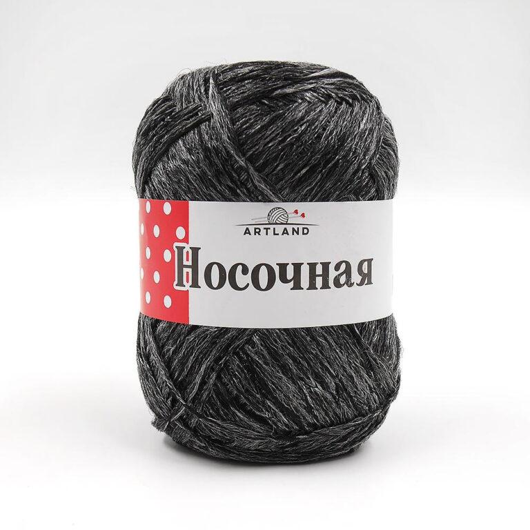 Пряжа для вязания ARTLAND НОСОЧНАЯ ДОБАВКА (№06) Темно-серый