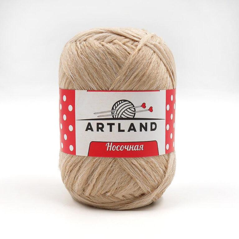 Пряжа для вязания ARTLAND НОСОЧНАЯ ДОБАВКА (№11) Сетло-бежевый