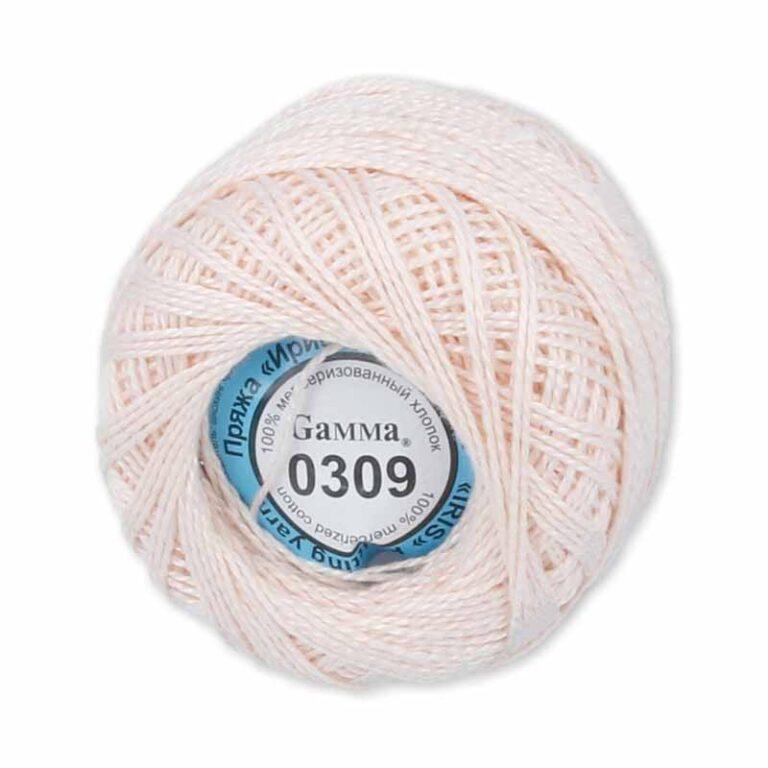Пряжа для вязания GAMMA «ИРИС» (№0309) Светло-розовый