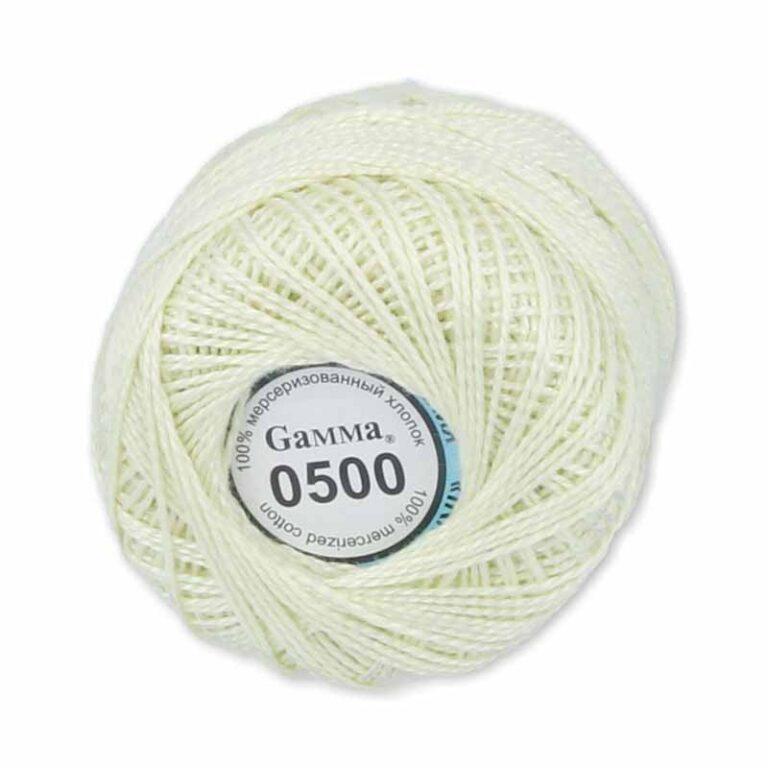Пряжа для вязания GAMMA «ИРИС» (№0500) Бледно-салатовый