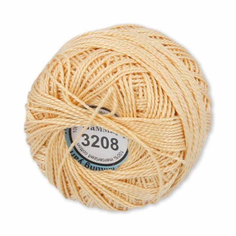 Пряжа для вязания GAMMA «ИРИС» (№3208) Темно-кремовый