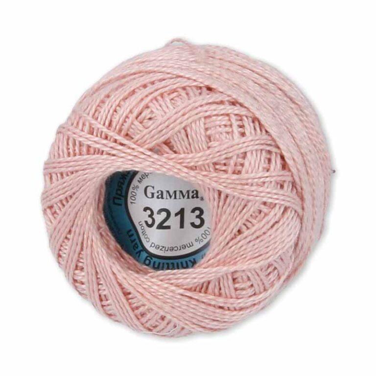 Пряжа для вязания GAMMA «ИРИС» (№3213) Темно-кремовый