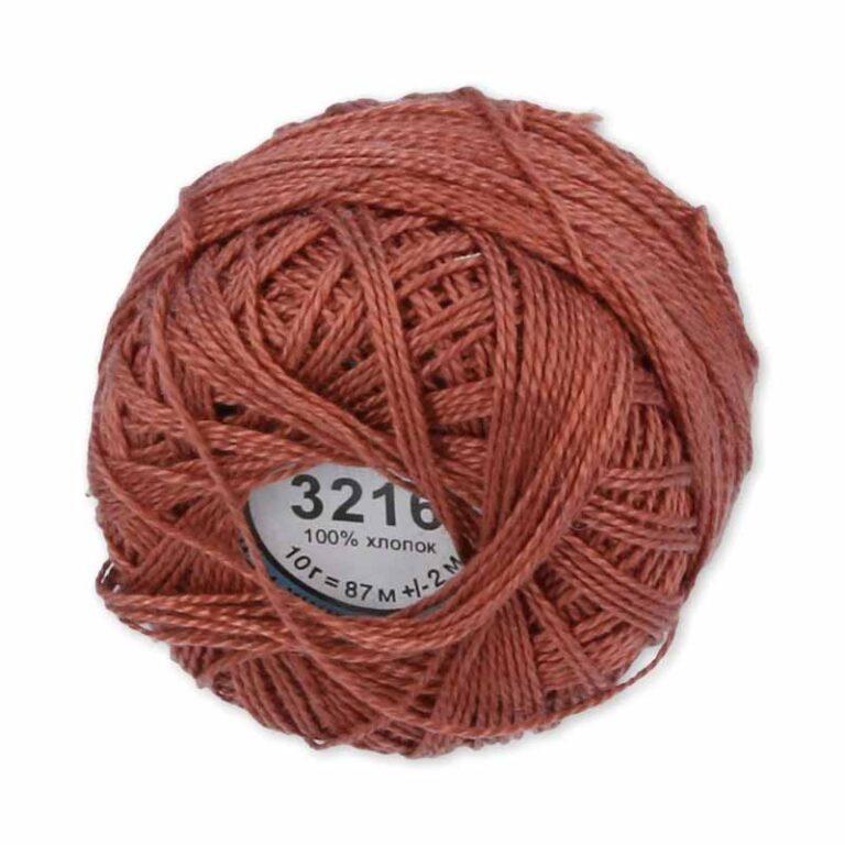 Пряжа для вязания GAMMA «ИРИС» (№3216) Коричневый