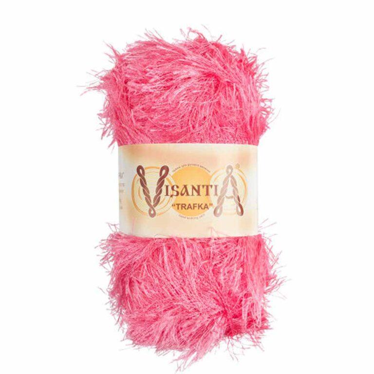 Пряжа для вязания VISANTIA TRAFKA (Травка) (№0016) Розовый