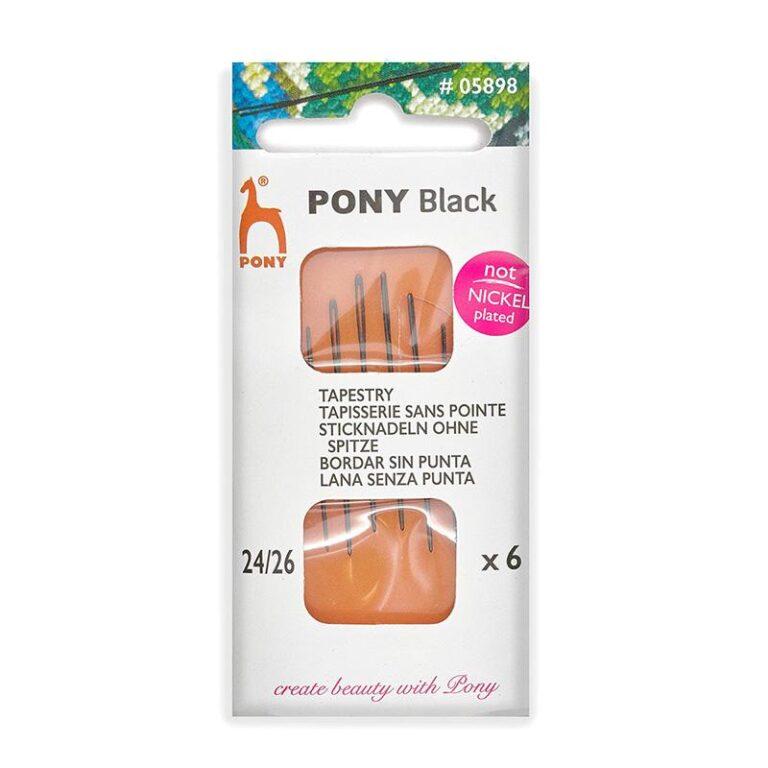 ИГЛЫ ВЫШИВАЛЬНЫЕ (размер №24-26; 6 шт) PONY
