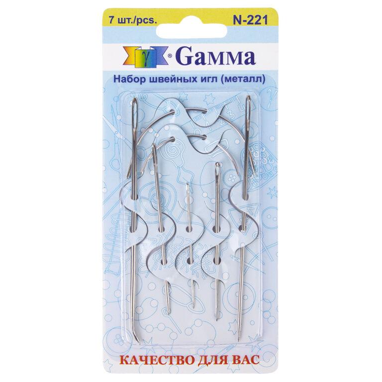 ИГЛЫ ШВЕЙНЫЕ ассорти (7 шт) GAMMA