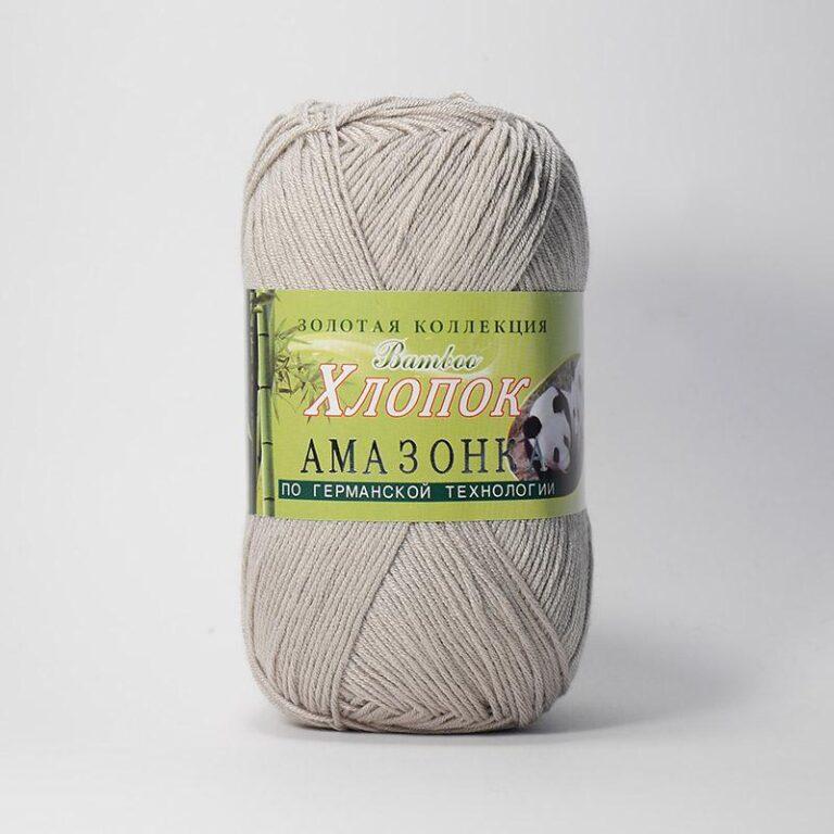 Пряжа для вязания COLOR CITY «АМАЗОНКА» (№106) Кофе с молоком