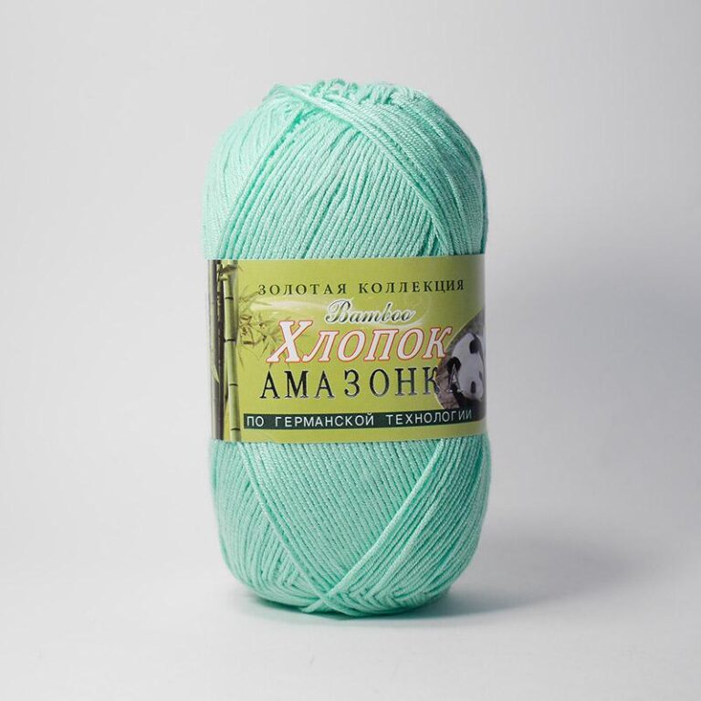 Пряжа для вязания COLOR CITY «АМАЗОНКА» (№121) Молодая зелень