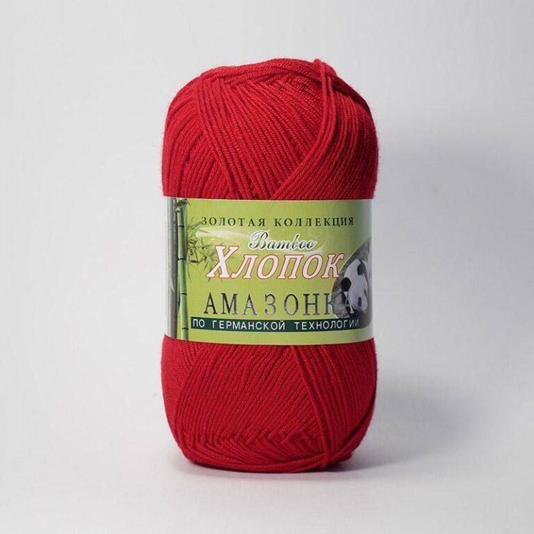 Пряжа для вязания COLOR CITY «АМАЗОНКА» (№126) Винный