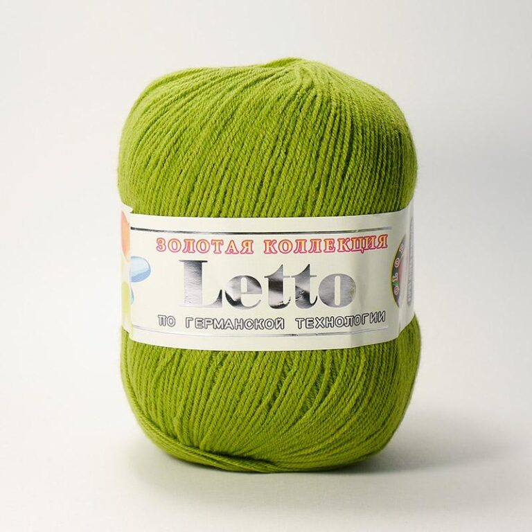 Пряжа для вязания COLOR CITY «LETTO» (№023) Оливка