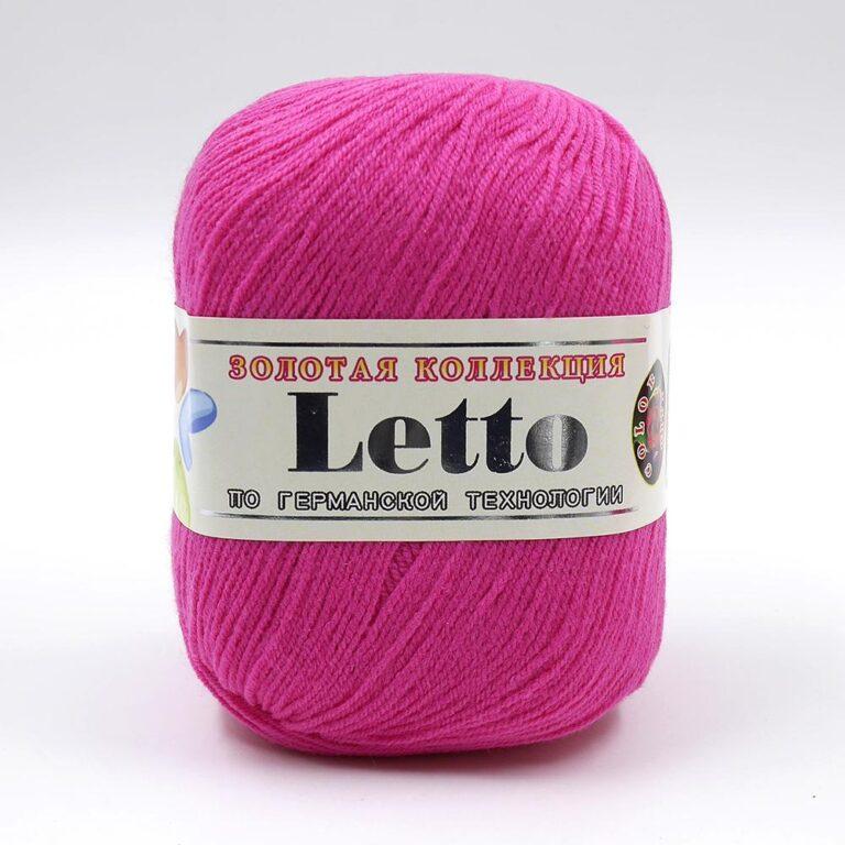 Пряжа для вязания COLOR CITY «LETTO» (№029) Фуксия