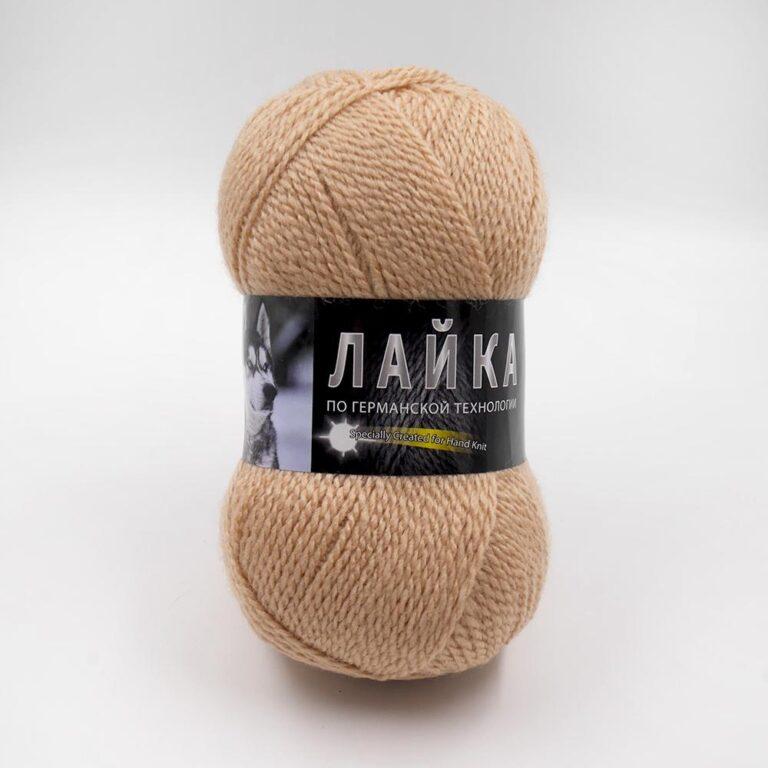 Пряжа для вязания COLOR CITY «ЛАЙКА» (№2500-1) Песочный