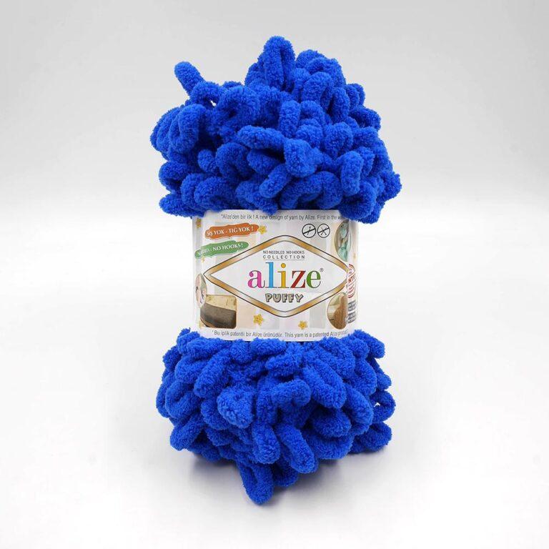 Пряжа для вязания ALIZE «PUFFY» (№141) Василек