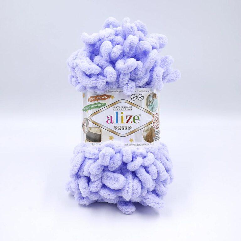 Пряжа для вязания ALIZE «PUFFY» (№146) Нежная сирень