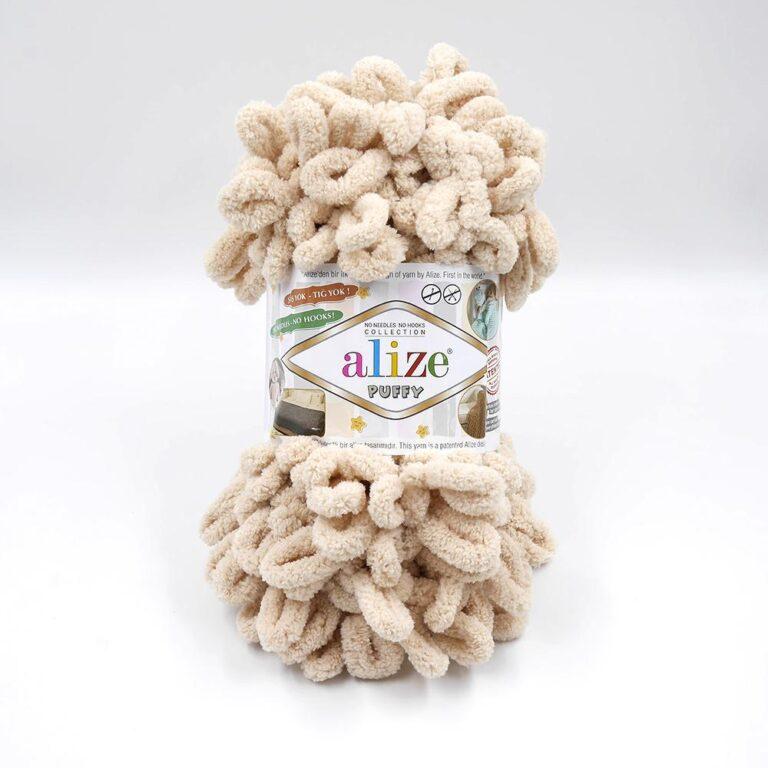Пряжа для вязания ALIZE «PUFFY» (№310) Шампань