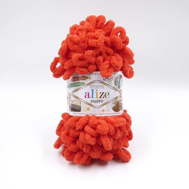 Пряжа для вязания ALIZE «PUFFY» (№421) Гранатовый