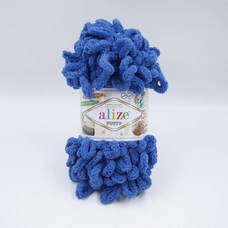 Пряжа для вязания ALIZE «PUFFY» (№637) Джинс