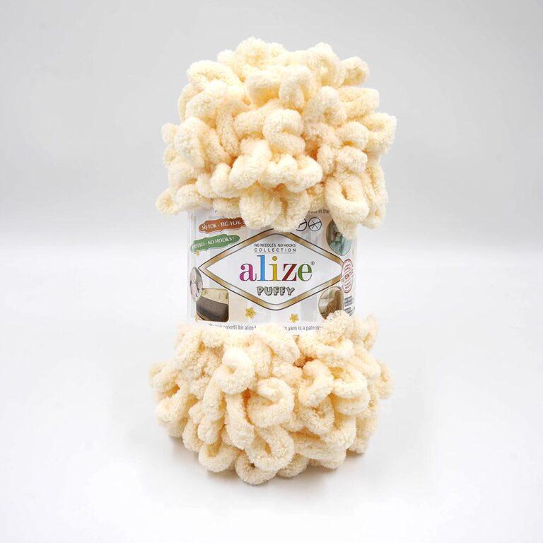 Пряжа для вязания ALIZE «PUFFY» (№742) Медовый