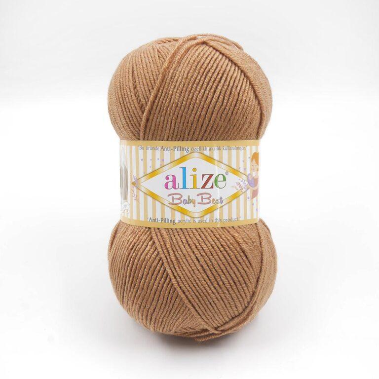 Пряжа для вязания ALIZE «BABY BEST» (№824) Какао