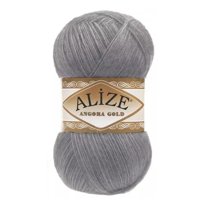 Пряжа для вязания ALIZE «ANGORA GOLD» (№87) Уголек