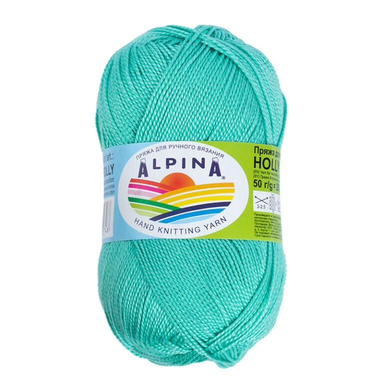 Пряжа для вязания ALPINA «HOLLY» (№143) Мятный