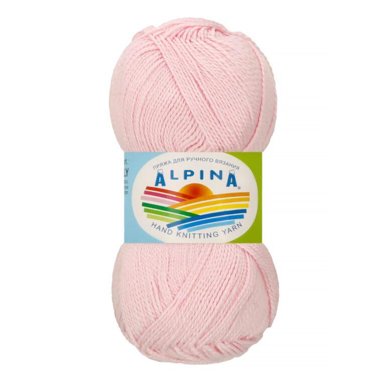 Пряжа для вязания ALPINA «HOLLY» (№018) Розовый