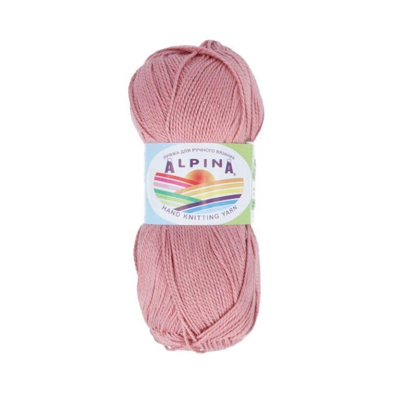 Пряжа для вязания ALPINA «HOLLY» (№028) Грязно-розовый