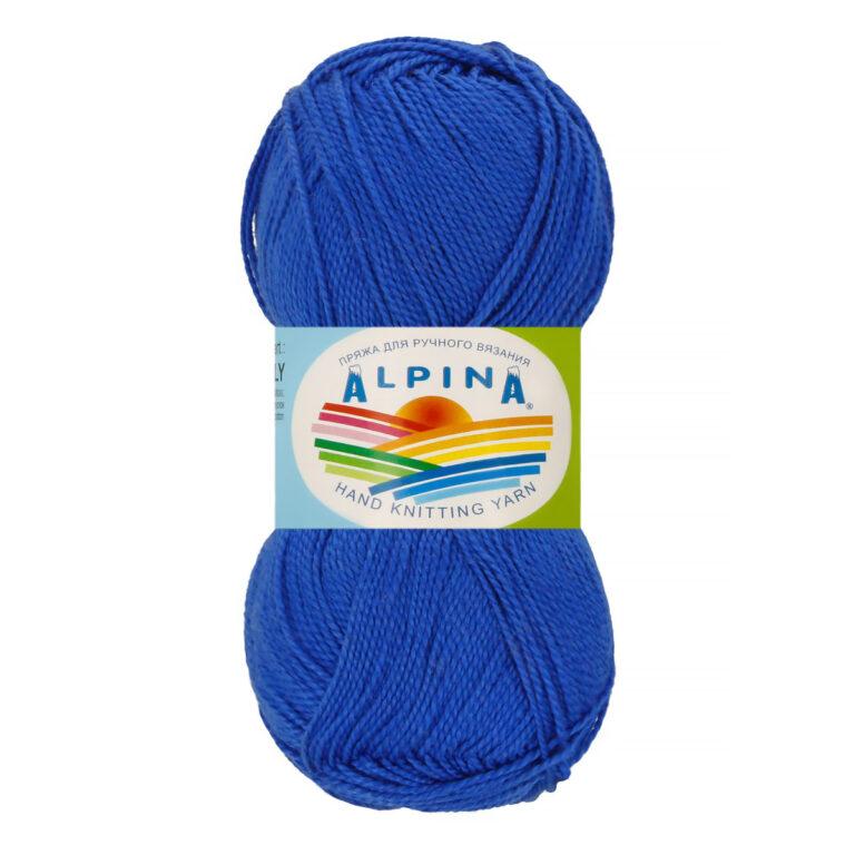 Пряжа для вязания ALPINA «HOLLY» (№546) Ярко-синий