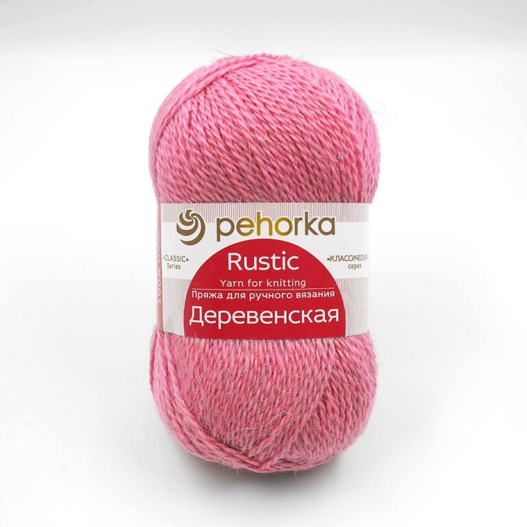 Пряжа для вязания ПЕХОРКА «ДЕРЕВЕНСКАЯ» (№125) Камелия