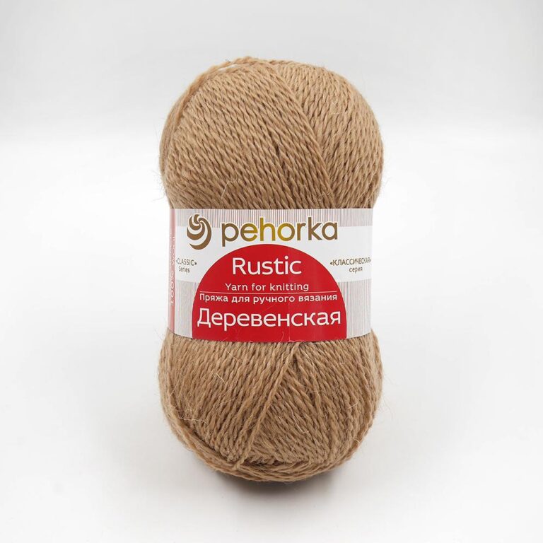 Пряжа для вязания ПЕХОРКА «ДЕРЕВЕНСКАЯ» (№337) Лама