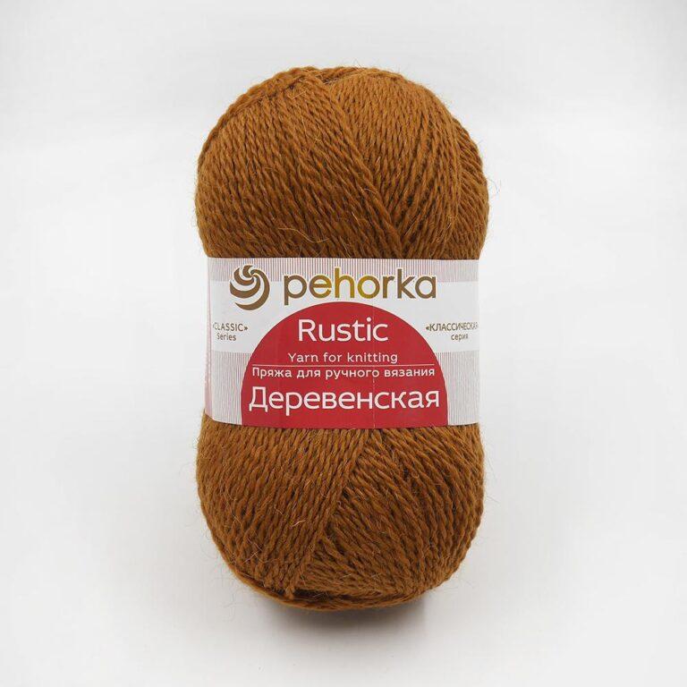 Пряжа для вязания ПЕХОРКА «ДЕРЕВЕНСКАЯ» (№44) Золотистый