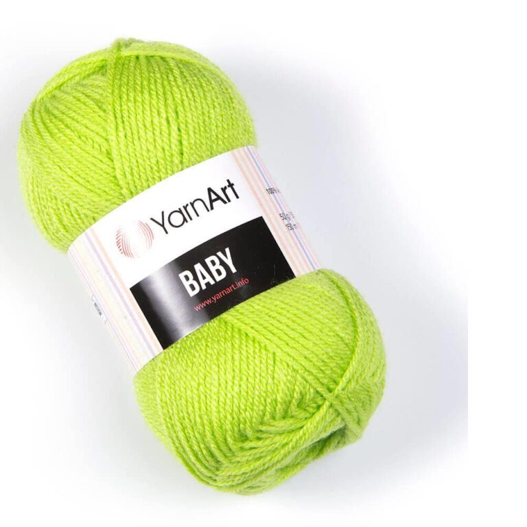 Пряжа для вязания YARNART «BABY» (№13854) Ярко-салатовый