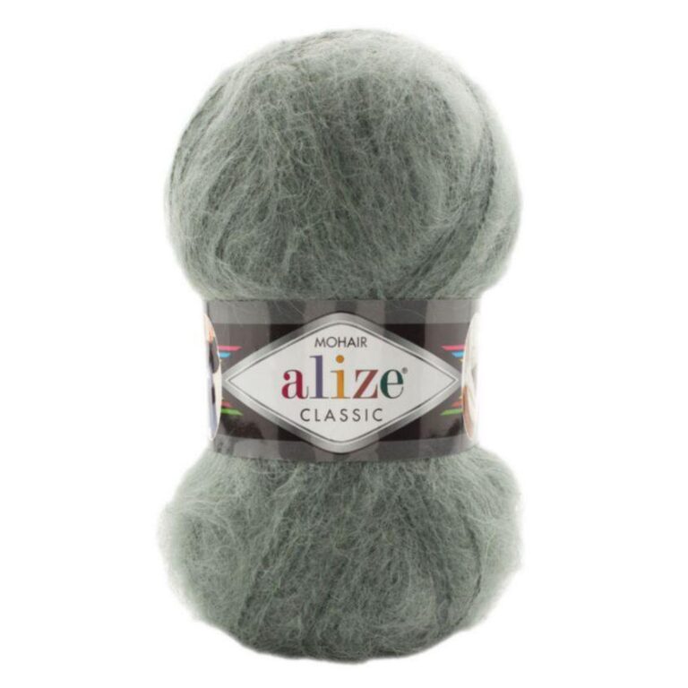 Пряжа для вязания ALIZE «MOHAIR CLASSIC» (№180) Болотный