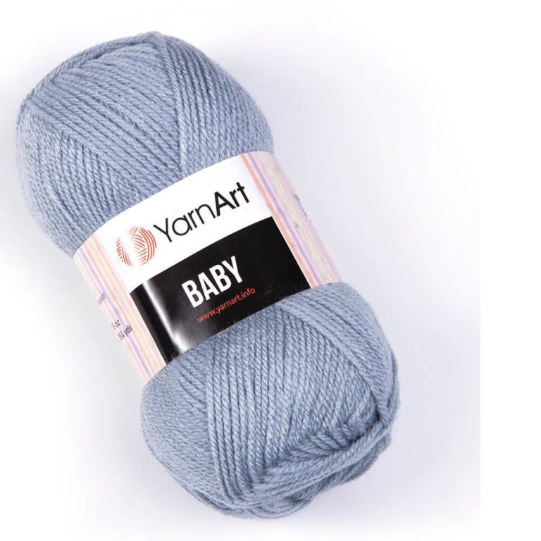 Пряжа для вязания YARNART «BABY» (№3072) Стальной