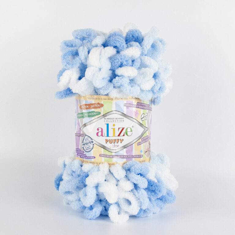 Пряжа для вязания ALIZE «PUFFY COLOR» (№5865) Принт