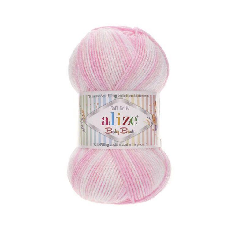 Пряжа для вязания ALIZE «BABY BEST BATIK» (№6660) Принт