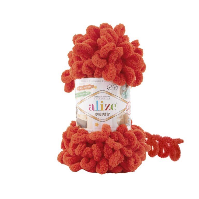 Пряжа для вязания ALIZE «PUFFY» (№767) Гранатовый