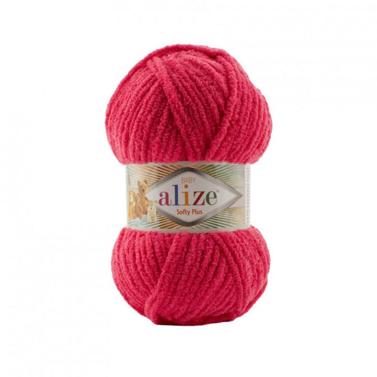 Пряжа для вязания ALIZE «SOFTY PLUS» (№798) Бугенвиллия