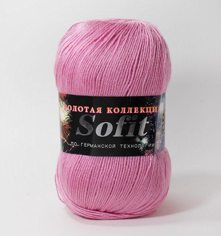 Пряжа для вязания COLOR CITY «SOFIT» (№925) Сирень