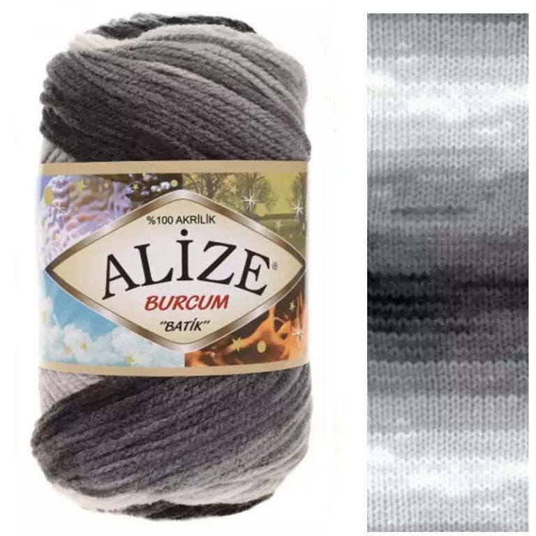 Пряжа для вязания ALIZE «BURCUM BATIK» (№1900) Принт