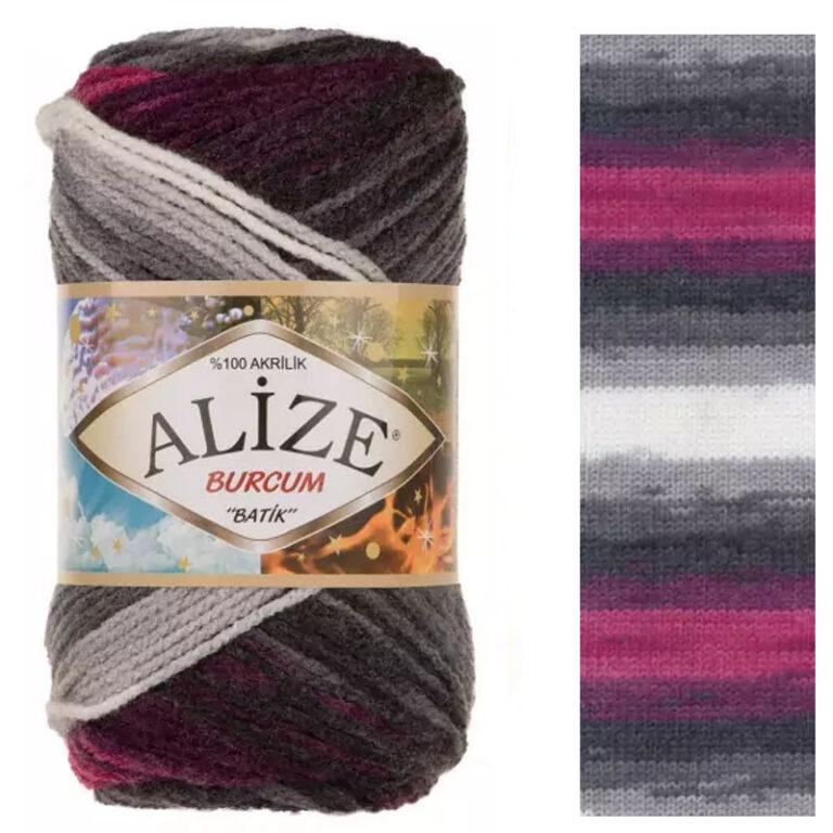 Пряжа для вязания ALIZE «BURCUM BATIK» (№4202) Принт