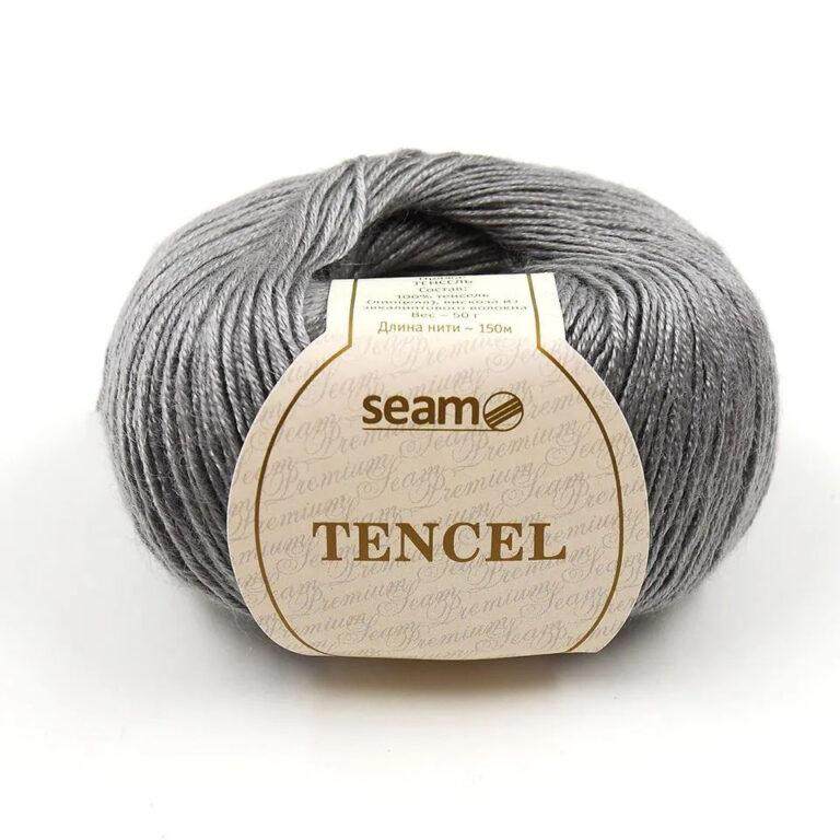 Пряжа для вязания SEAM «TENCEL» (№05) Серый