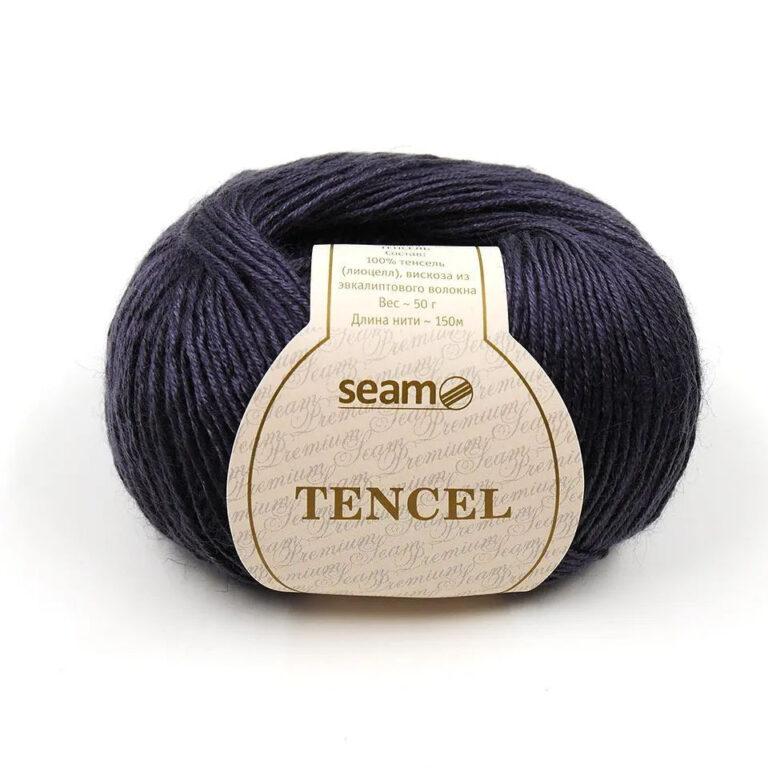 Пряжа для вязания SEAM «TENCEL» (№06) Черника