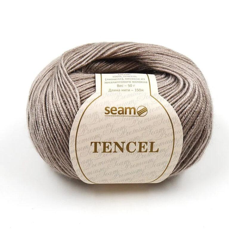Пряжа для вязания SEAM «TENCEL» (№07) Серый