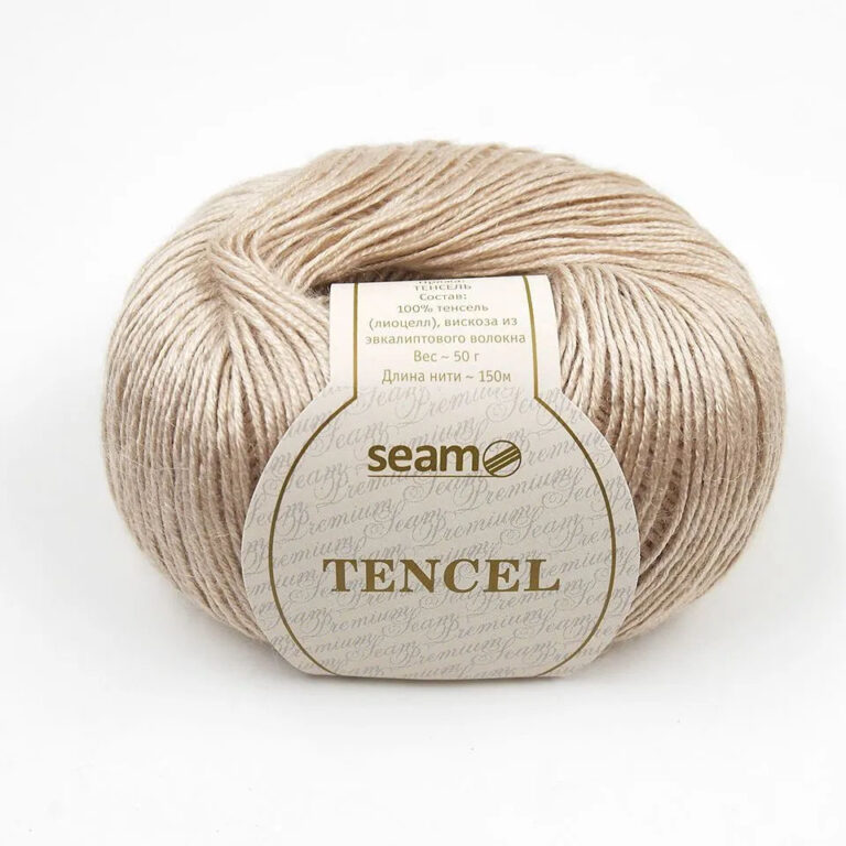 Пряжа для вязания SEAM «TENCEL» (№08) Бежевый
