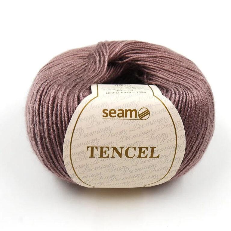 Пряжа для вязания SEAM «TENCEL» (№13) Тёмная пудра