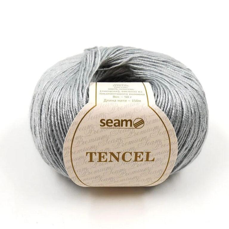 Пряжа для вязания SEAM «TENCEL» (№24) Серый