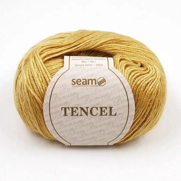 Пряжа для вязания SEAM «TENCEL» (№29) Желтый
